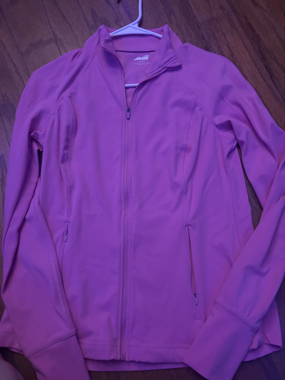 Avia Women's Purple Zip-Up Athletic Jacket - Picture 2 of 2